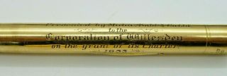 VINTAGE 1933 18ct GOLD SWAN MABIE TODD SF2 FOUNTAIN PEN IN. 3