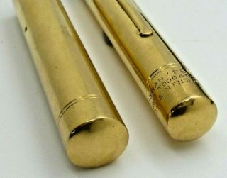 VINTAGE 1933 18ct GOLD SWAN MABIE TODD SF2 FOUNTAIN PEN IN. 4