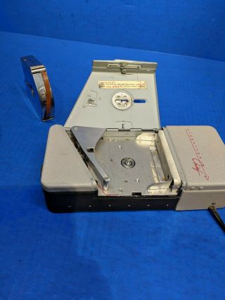 Vtg Mohawk Midgetape Chief Micro Tape Recorder Player Amp and Microphone Spy 11