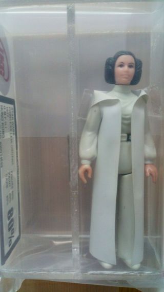 Vintage Star Wars Princess Leia UKG80 1977 Figure First 12 Like AFA Subs 80/80 2