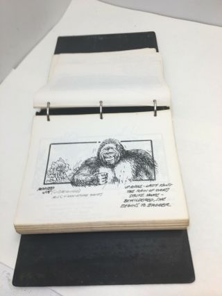 King Kong Lives Vintage Movie Script Storyboard 1986 Illustrations 5