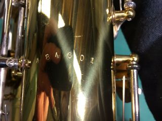 Vintage Buescher 400 Tenor Saxophone owner 9