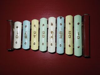 Rare Antique Toy Glockenspiel Xylophone Early To Mid 1900s,
