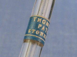 RARE EARLY THOMPSON ' S PATENT ANTIQUE GLASS DIP FOUNTAIN PEN STONEHAVEN 1849 3