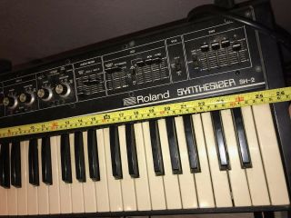 Vintage Roland SH - 2 Monophonic Synthesizer Keyboard with stand. 2