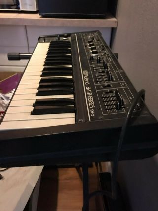 Vintage Roland SH - 2 Monophonic Synthesizer Keyboard with stand. 4