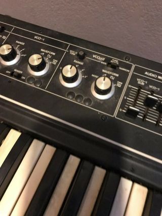 Vintage Roland SH - 2 Monophonic Synthesizer Keyboard with stand. 7
