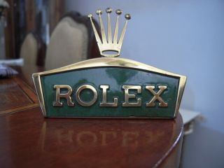Vintage Rolex Display Stand Big Crown 50s 