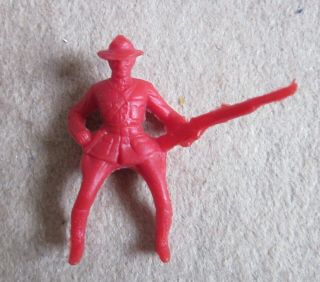 Vintage Ideal Rcmp Royal Canadian Mounties Play Set Figure (red Rider)