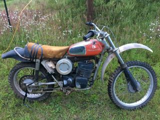 1974 Husqvarna Mag 250 Cr Parts Bike Motorcycle Dirt Bike Vintage