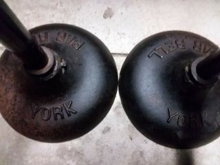 1 Vintage Rare Antique York Barbell Squat Stands Hard To Find 2