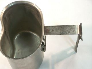 WWII U.  S.  M1941 G.  P.  & Foley Co.  1944 Canteen Stainless Foley Cup & Cover 3
