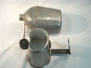 WWII U.  S.  M1941 G.  P.  & Foley Co.  1944 Canteen Stainless Foley Cup & Cover 6
