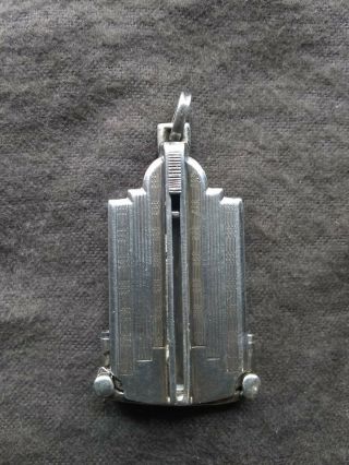 Vintage 935 Silver Art Deco Lorgnette Pendant With Hallmarks
