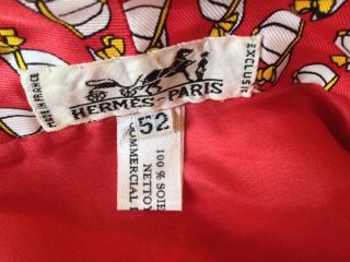 Rarely Available Authentic Vintage Hermes Paris Silk Robe Baseball Cap Design 10