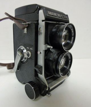 Vintage Mamiya C300 Professional F Camera Sekor 1:2.  8 f=80mm Lens 8