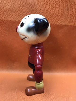 Vintage / Antique PETE THE PUP Composition & Wood Jointed Doll Kallus Ideal 4