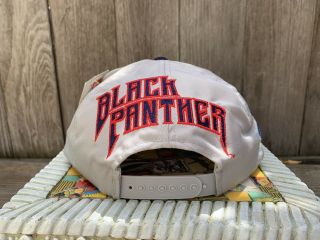 Vtg Black Panther Blockhead Snapback By American Needle Marvel 1993 Endgame Rare 4