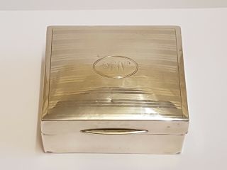 Antique Solid Silver Box,  By William Comyns & Sons,  London - 1913