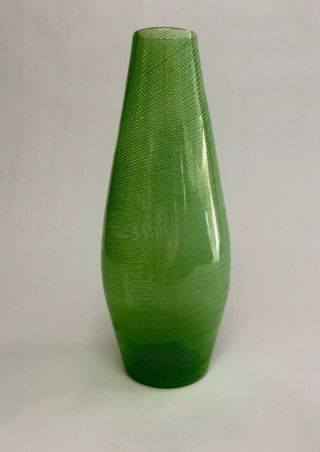 Rare Murano Glass Carlo Scarpa For Venini Filigree Vase