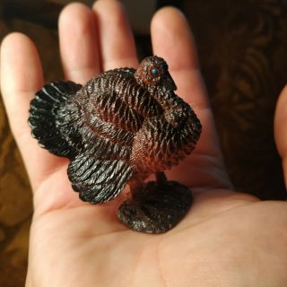 Vintage Rare Rubber Toy - Turkey - 2.  3 In -