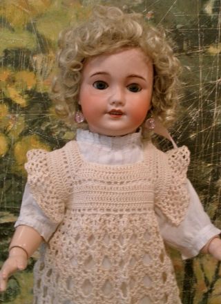 Antique 20 " French 301 Jumeau Bisque Socket Head Doll On Jointed Body