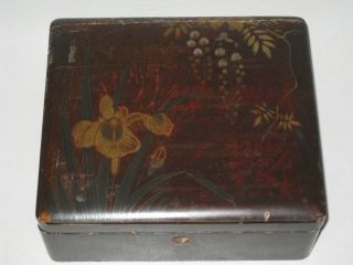 Antique Japanese Meiji Period Lacquered Box