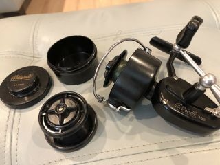 NOS 1955 MITCHELL 300 FLY FISHING SPINNING REEL & EXTRA SPOOL PRE GARCIA 8
