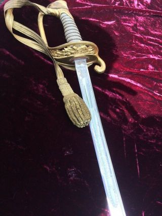 Antique.  U.  S.  Navy Sword C.  1870 - 1880