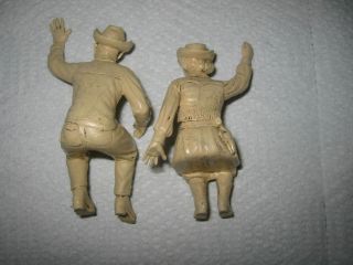 RARE Roy Rogers & Dale Figure From Ideal Toys Chuck Wagon Soft Rubber 4