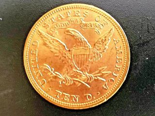 1894 $10 Gold Eagle Head Very Fine Ungraded RARE 2