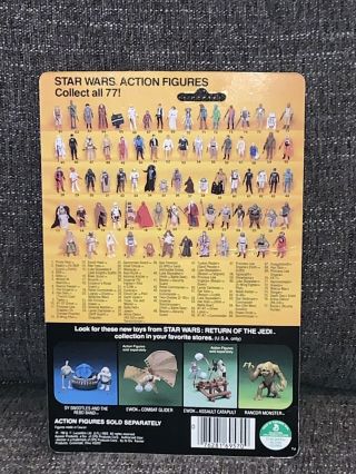 Vintage Star Wars ROTJ 1983 Boba Fett 77 Back Kenner 10