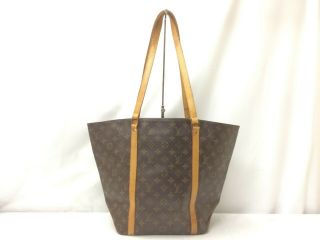 Auth Louis Vuitton Sac Shopping Shoulder Tote Bag Vintage 9c280220m