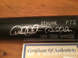 Derek Jeter Signed Game Model P72 baseball Bat vintage autograph Steiner 5