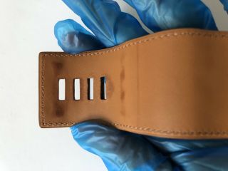 RARE HERMES Collier De Chien CDC Cuff Barenia Leather Rose Gold HW Small 9