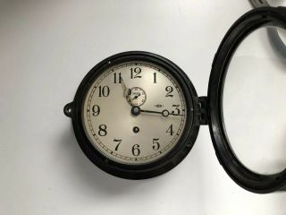 Antique Chelsea Ship Clock Co.  Maritime Nautical Chronometer Bakelite 3