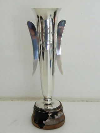 Rare Arsenal Inter City Fairs Cup Trophy 1970 For Bod Stuart Mcintyre
