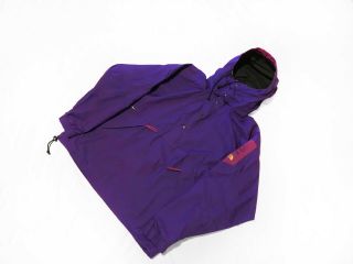 Rare Vintage The North Face Stowaway Pullover Gore - Tex Anorak Jacket Purple XL 2