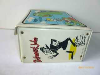 1960 ' s Vintage BEANY AND CECIL Vinyl LUNCH BOX and THERMOS White - - NEAR 6