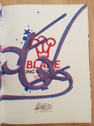 SIGNED & TAGGED by Blade : King of Graffiti HC Chris Pape 1st Edition,  Pic RARE 11