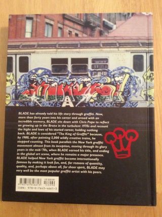 SIGNED & TAGGED by Blade : King of Graffiti HC Chris Pape 1st Edition,  Pic RARE 4