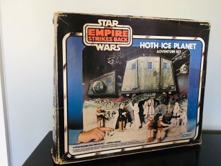 Star Wars Vintage Esb Hoth Ice Planet Playset Complete 1980