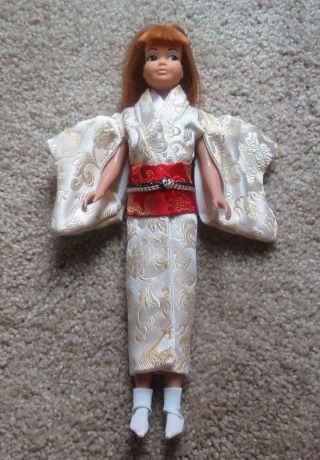 Vintage Japanese Skipper Doll Wearing Sylvia Campbell Kimono