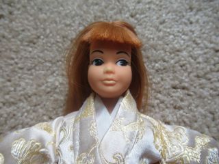 Vintage JAPANESE SKIPPER Doll Wearing Sylvia Campbell Kimono 2