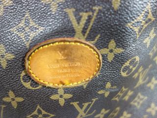 Vintage Louis Vuitton Monogram Canvas Portable Garment Bag W Shoulder Strap 2