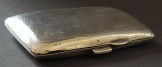 Sterling hallmarked silver vintage Art Deco antique cigarette case box 2