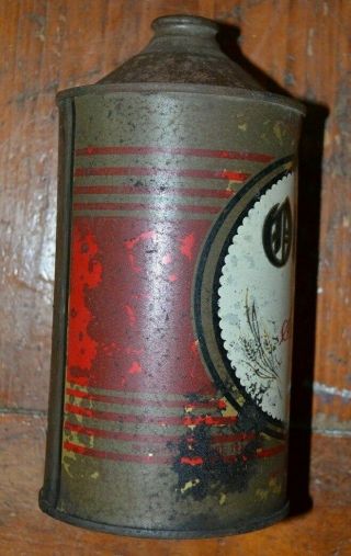 Rare Vintage Old Tap Ale Quart Cone Top Beer Can Off Grade 4