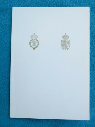 Princess Diana and Prince Charles - rare hand signed Christmas card 6