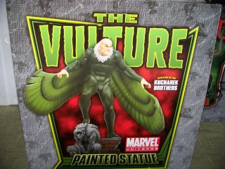 Marvel Bowen Designs Spider - Man Vulture Statue,  Never Displayed.  Rare & Htf