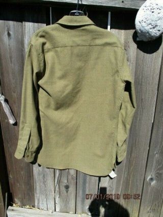 WW2 US Army wool shirt 1941 14 32 4